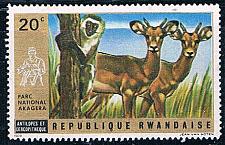 Buy Rwanda 444 Unused Antelopes (R0357)+