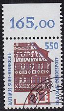Buy GERMANY BUND [1994] MiNr 1746 ( O/used ) [01] Sehenswürdigkeiten Rand ob