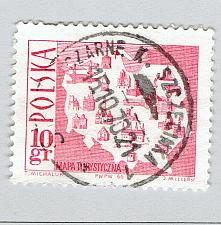 Buy Poland Map red 10 Used (BP92604)
