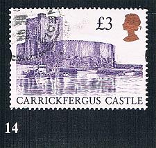 Buy Great Britain 1447A Used Carrickfergus Castle CV 3.00 (BP0014)
