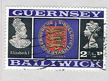 Buy Guernsey 45 Used Arms of Guernsey 1 1971 (BP66513)