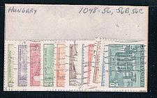 Buy Hungary 1048- Used Buildings Scott numbers shown CV 2.75 1953 (H0074)