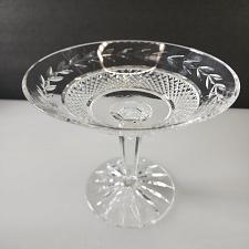 Buy Signed Waterford Hand Cut glass compote Irish Crystal