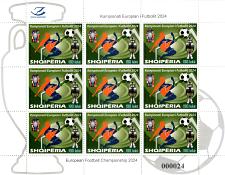 Buy Albania Stamps 2024. European football Championship Germany UEFA. Sheet MNH