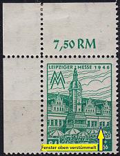 Buy GERMANY Alliiert SBZ [West-Sachsen] MiNr 0165 AX VI ( **/mnh ) [01] Plattenfehler