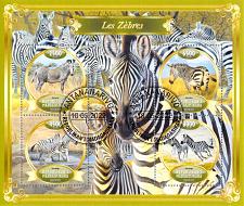 Buy Madagascar 2022 Sheet Zebras animals 4 vlaues (TS0081)