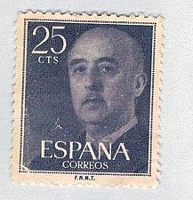 Buy Spain General Franco grey 25c 1 (AP126815)