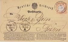 Buy GERMANY REICH [1872] MiNr 0014 ( O/used ) [01] Postkarte! Sehr schön!