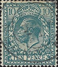 Buy Great Britain Scott #199 Used VF 10p 1924 King George V Stamp CV 42.50