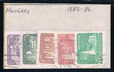 Buy Hungary 1282-86 Used set Buildings CV 1.25 1960 (H0075)