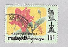 Buy Malaysia Selangor 126 Flowers Used 1 (BP96904)