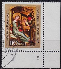 Buy GERMANY BUND [1982] MiNr 1161 ( O/used ) [01] Weihnachten Eckrand FormNr