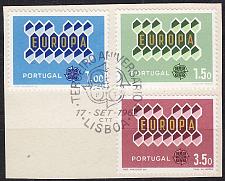 Buy PORTUGAL [1962] MiNr 0927-29 ( BStk ) [01] CEPT Ersttag