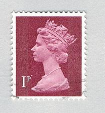 Buy Great Britain MH402 Used QEII plum 1p 2011 (BP72434)