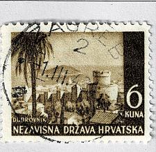 Buy Croatia Croatia 40 Dubrovnik Castle 1941 Used (BP91522)