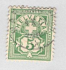 Buy Switzerland 72 Numeral 5 Used 1 (BP97940)