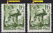 Buy GERMANY Alliiert Franz. Zone [RheinlPfalz] MiNr 0006 yv I,II ( **/mnh )