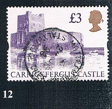 Buy Great Britain 1447A Used Carrickfergus Castle CV 3.00 (BP0012)