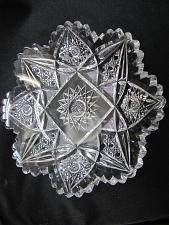 Buy American Brilliant Period Cut Glass dish Antique