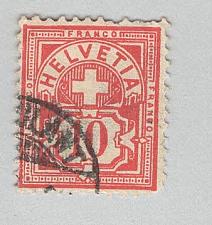 Buy Switzerland 73 Numeral 10 Used 1 (BP97941)