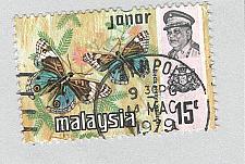 Buy Malaysia Johor 181 Butterflies Used 3 (BP97125)
