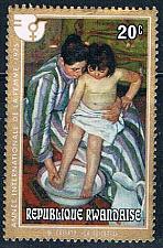 Buy Rwanda 665 Unused Painting The Bath (R0325)+