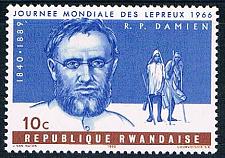 Buy Rwanda 143 Unused Father Joseph Damien (R0298)