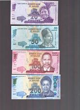 Buy Malawi set of 6 PCS 20;50;100;200;500;1000 Kwacha, 2012 P New, UNC
