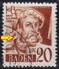 Buy GERMANY Alliiert Franz. Zone [Baden] MiNr 0021 y II ( O/used ) [02]