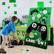 Buy PANTIDE Video Game Toss Games with 4 Bean Bags Green Black Birthday Party Ind...