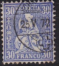 Buy SCHWEIZ SWITZERLAND [1862] MiNr 0033 a ( O/used ) [01]