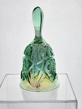 Buy Carnival glass bell green