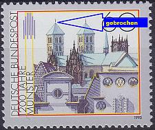 Buy GERMANY BUND [1993] MiNr 1645 F37 ( **/mnh ) Plattenfehler