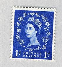 Buy Great Britain QEII blue 1d (AP136713)