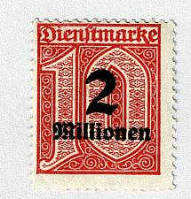 Buy Germany Official O38 1923 MLH (BP91005)