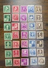 Buy US Scott # 859-893 Famous Americans Complete Set of 35- MNH FREE DELIVERY!
