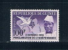 Buy Guinea 174 Unused Map Dove and President 1959 CV 3.50 (G0326)+