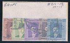 Buy Egypt 210- Used Partial Set Scott nums Shown 1937 (E0060)