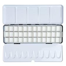 Buy FCLUB Empty Watercolor Palette Paint Case - Medium Watercolor Tin Metal Box T...
