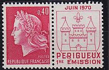 Buy FRANKREICH FRANCE [1969] MiNr 1650 Zf ( **/mnh ) Zierfeld