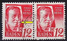 Buy GERMANY Alliiert Franz. Zone [Baden] MiNr 0018 y III+II ( O/used ) [01] 2er