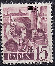 Buy GERMANY Alliiert Franz. Zone [Baden] MiNr 0005 yv II ( O/used ) [01]