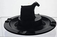 Buy Black terrier glass ashtray