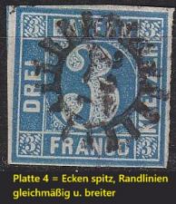 Buy GERMANY Bayern Bavaria [1850] MiNr 0002 II P4 ( O/used ) [01]
