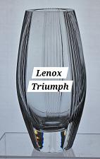 Buy Lenox Cut glass Crystal Triumph large vase Made in USA Signed