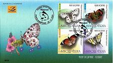 Buy Albania Stamps 2024. Fauna Butterflies. FDC MNH