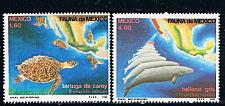 Buy Mexico 1281-82 Set Unused Sea Life Cat Val 3.00 (M0075)
