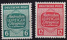 Buy GERMANY Alliiert SBZ [West-Sachsen] MiNr 0124-25 Y ( **/mnh )