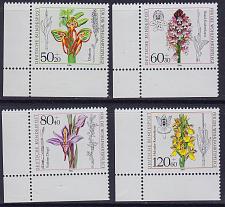 Buy GERMANY BUND [1984] MiNr 1225-28 ( **/mnh ) [01] Blumen Eckrand