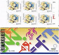 Buy Iceland 708 Unused Booklet Volleyball CV 12.50 (I0780)